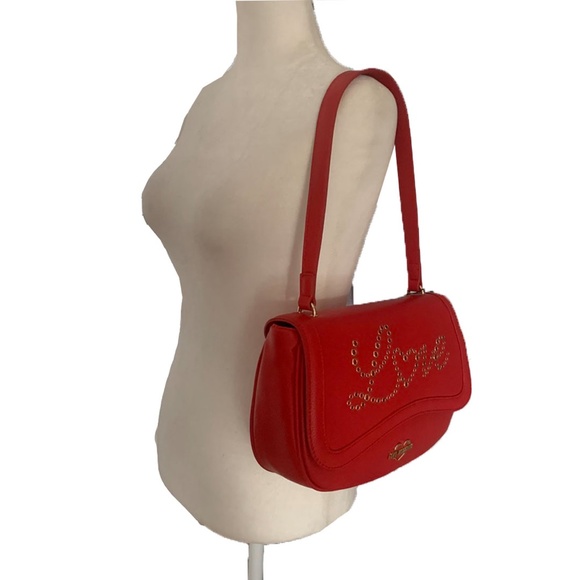 🥳❤️HOST PICK!🥳❤️NEW Love Moschino Red crossbody and shoulder bag - Picture 4 of 8